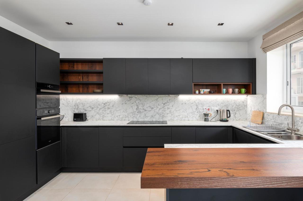 Modern 3Br Stylish Apartment With Large Balcony - Close To St Julians And St Georges Bay Is-Swieqi Luaran gambar